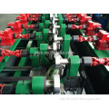 Fly cutting CZ purlin interchangeable roll forming machine-double side gear box driving